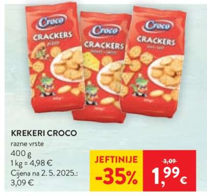 Krekeri Croco