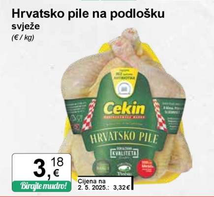 Hrvatsko pile na podlošku