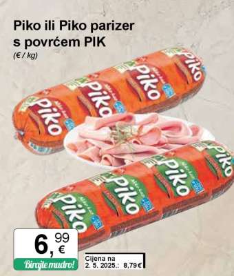 Piko ili Piko parizer s povrćem PIK