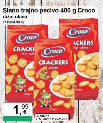 Slano trajno pecivo 400 g Croco