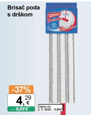 Brisač poda s držkom