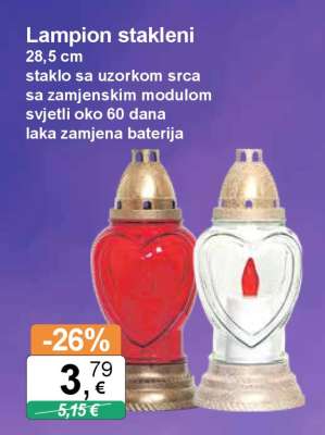 LAMPION stakleni