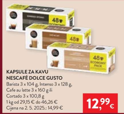 Kapsule za kavu Nescafé Dolce Gusto