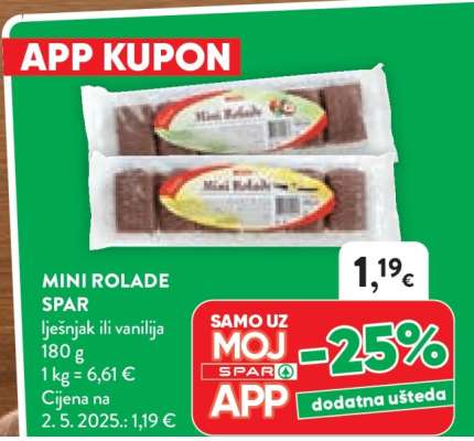 Mini rolade Spar