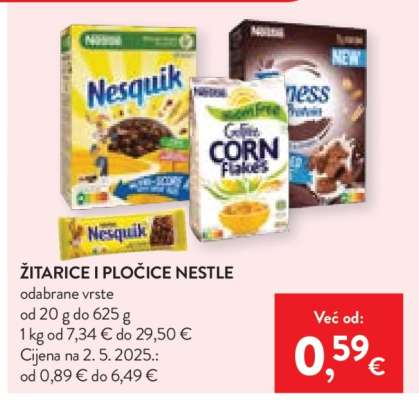 ŽITARICE I PLOČICE NESTLE