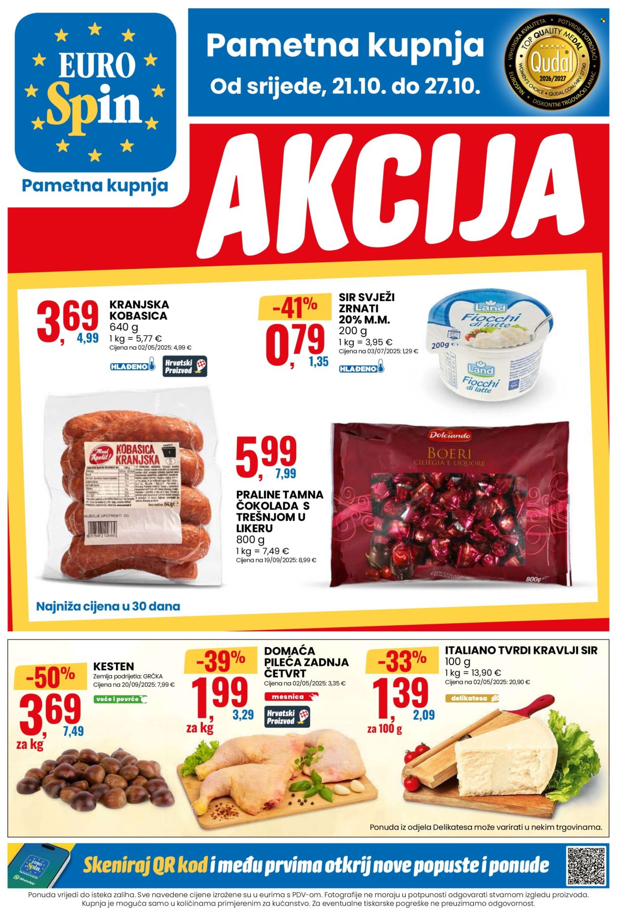 Eurospin katalog - 21.10.2026. - 27.10.2026. Stranica 1