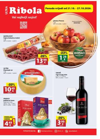 Ribola katalog - 21.10.2026. - 27.10.2026.