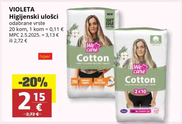 VIOLETA Higijenski ulošci