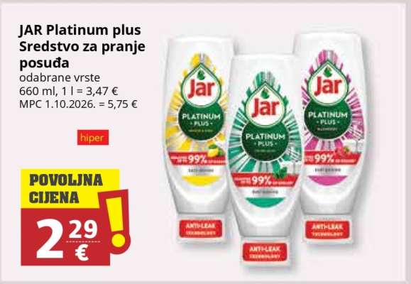 Jar Platinum Plus*
