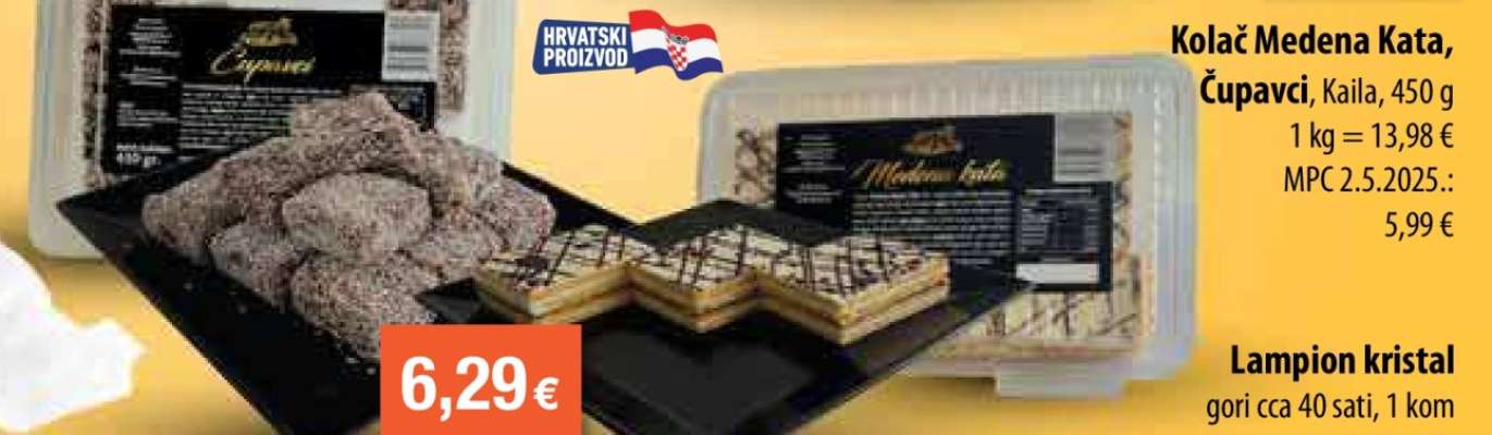 Kolač Medena Kata, Čupavci, Kaila, 450 g