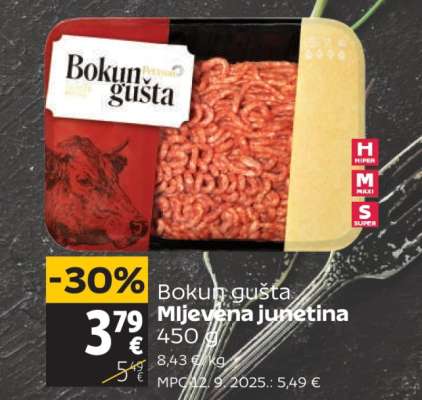 Bokun gušta Mljevena junetina