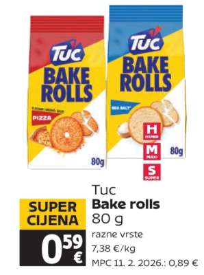 TUC Bake Rolls