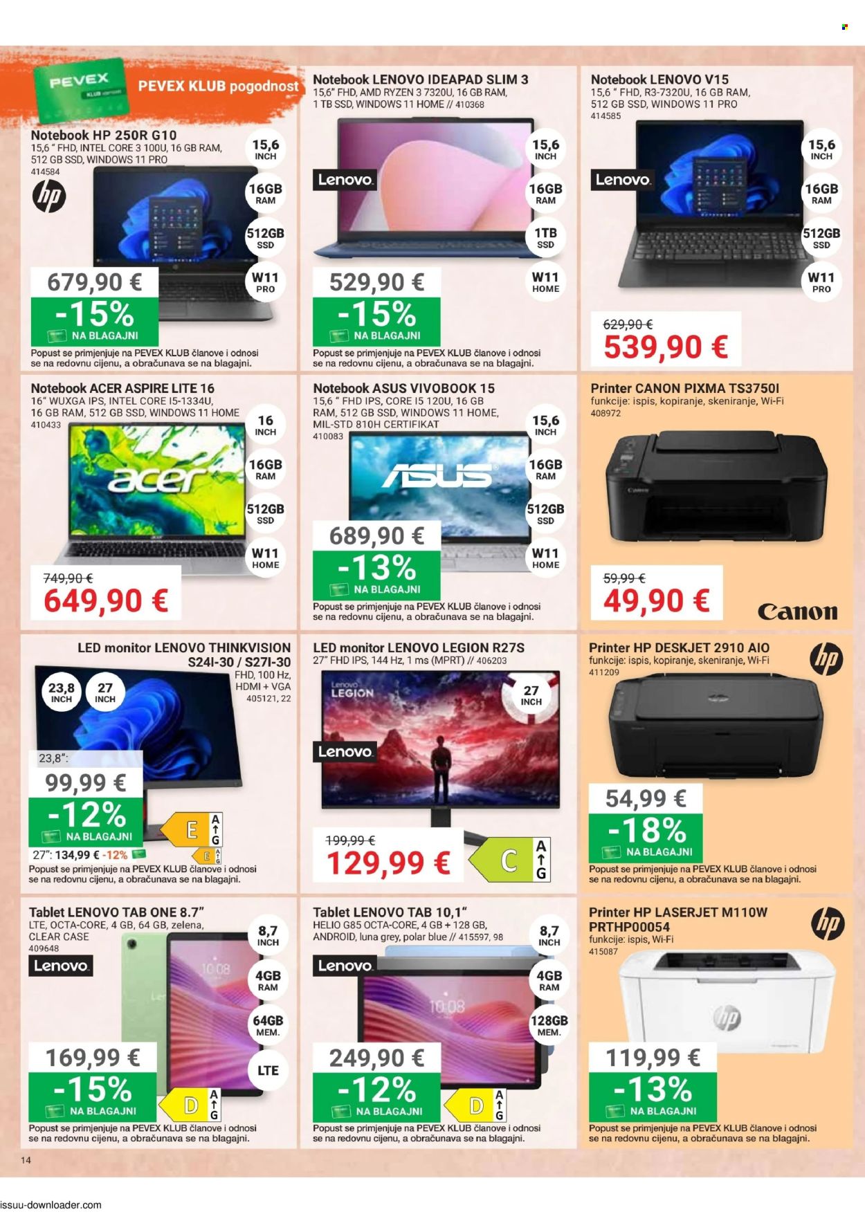 Pevex katalog - 22.10.2026. - 17.11.2026. Stranica 14