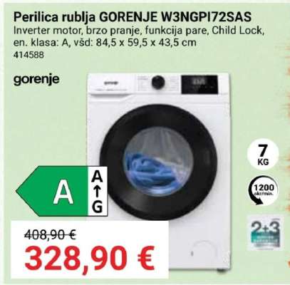 Perilica rublja GORENJE W3NGPI72SAS