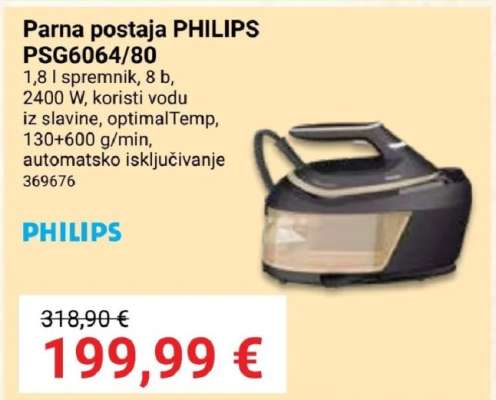 Parna postaja PHILIPS PSG6064/80