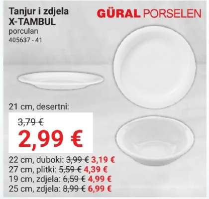 Tanjur i zdjela X-TAMBUL