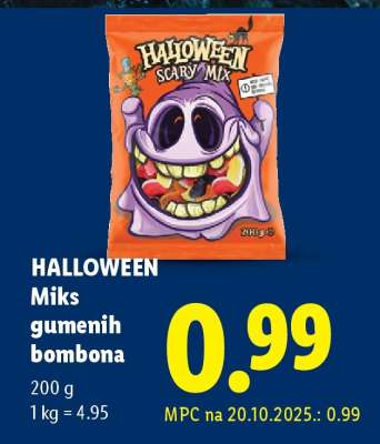 HALLOWEEN Miks gumenih bombona
