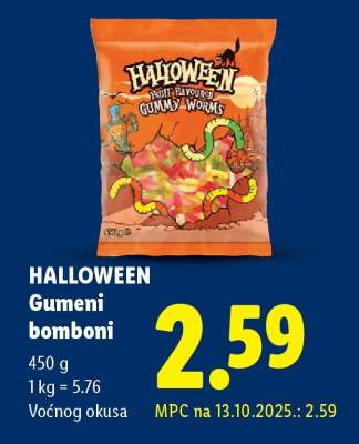 Halloween gumeni bomboni