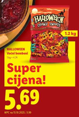 Halloween voćni bomboni