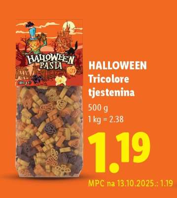 Halloween Tricolore tjestenina