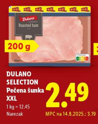 DULANO SELECTION Pečena šunka XXL