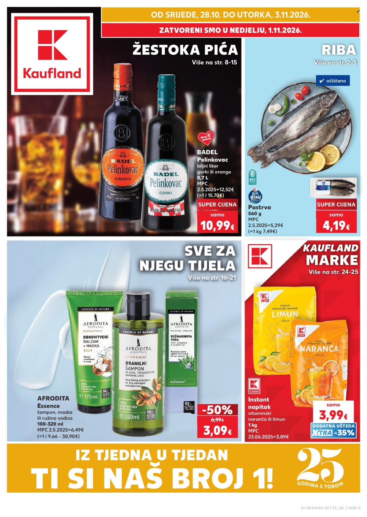 Kaufland katalog - 28.10.2026. - 03.11.2026. Stranica 1
