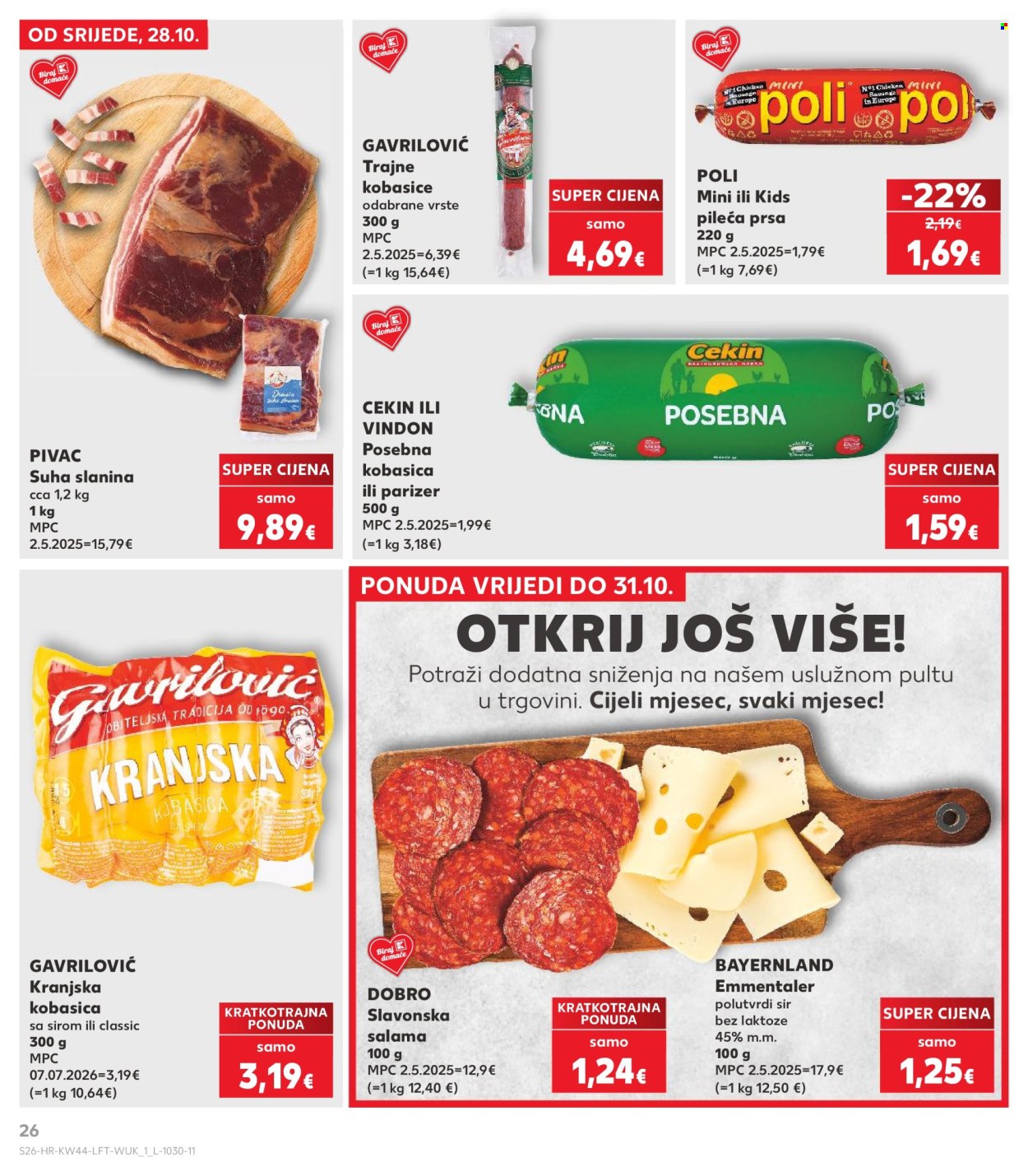 Kaufland katalog - 28.10.2026. - 03.11.2026. Stranica 26