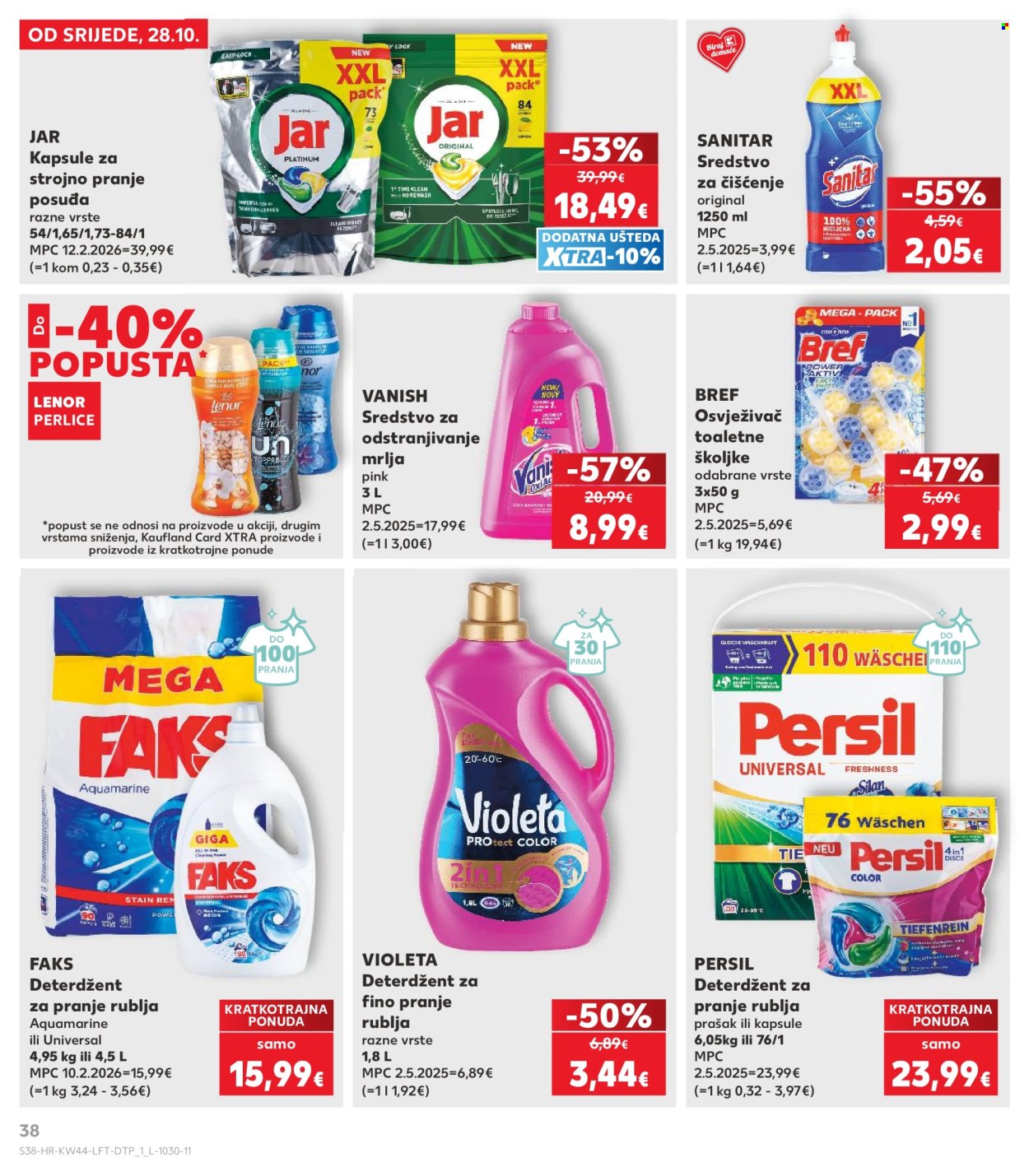 Kaufland katalog - 28.10.2026. - 03.11.2026. Stranica 38