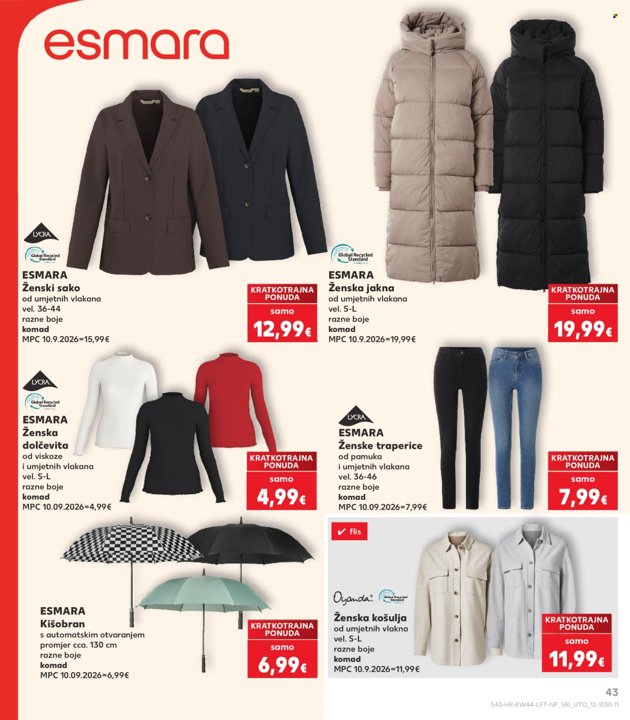 Kaufland katalog - 28.10.2026. - 03.11.2026. Stranica 43