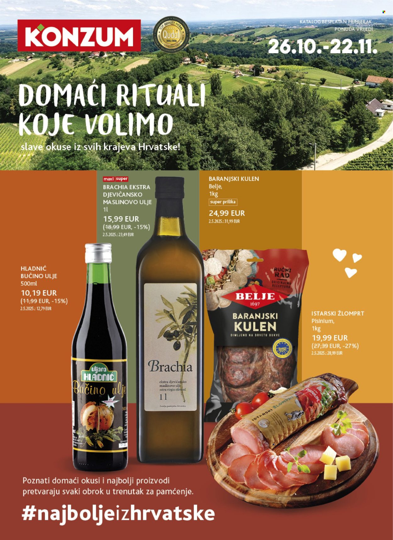 Konzum katalog - 26.10.2026. - 22.11.2026. Stranica 1