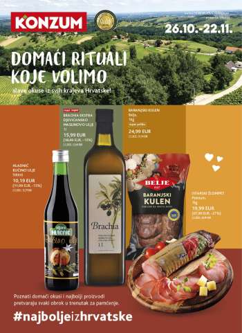 Konzum katalog - 26.10.2026. - 22.11.2026.