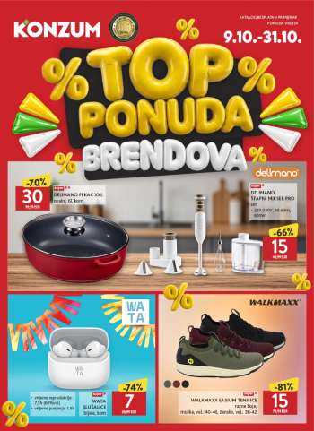 Konzum katalog - 09.10.2026. - 31.10.2026.