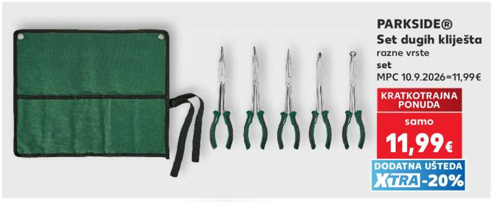 PARKSIDE® Set dugih kliješta