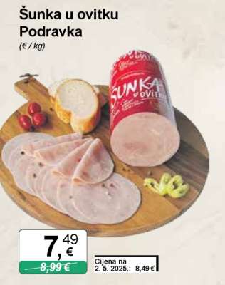 Šunka u ovitku Podravka