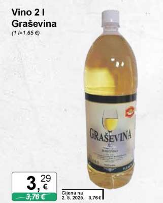 Vino 2 l Graševina