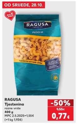 RAGUSA Tjestenina