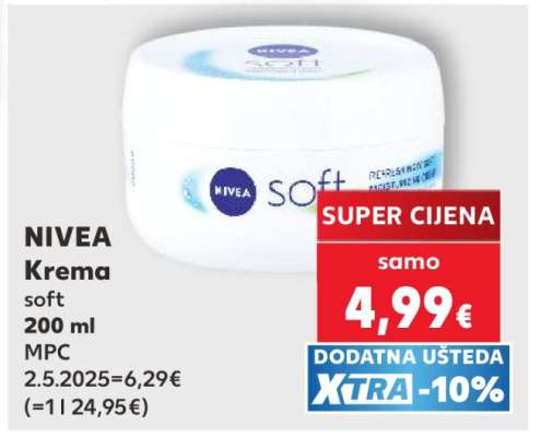 NIVEA Krema soft 200 ml