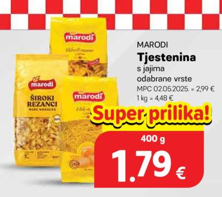 MARODI tjestenina