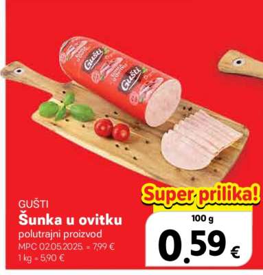 GUŠTI Šunka u ovitku