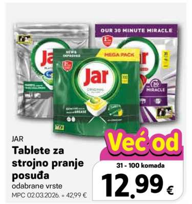 Tablete za strojno pranje posuđa
