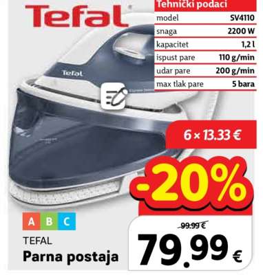 TEFAL Parna postaja
