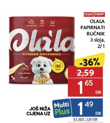 OLALA Papirnati ručnik
