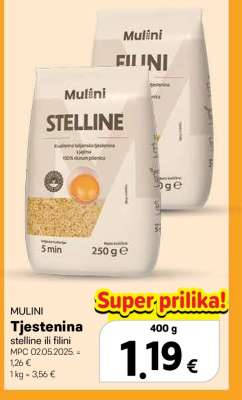 MULINI Tjestenina