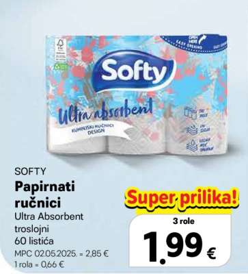 SOFTY Papirnati ručnici