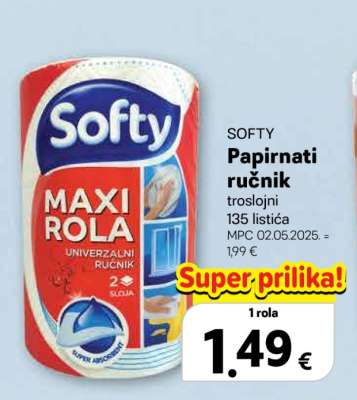 SOFTY Papirnati ručnik