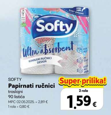 SOFTY Papirnati ručnici