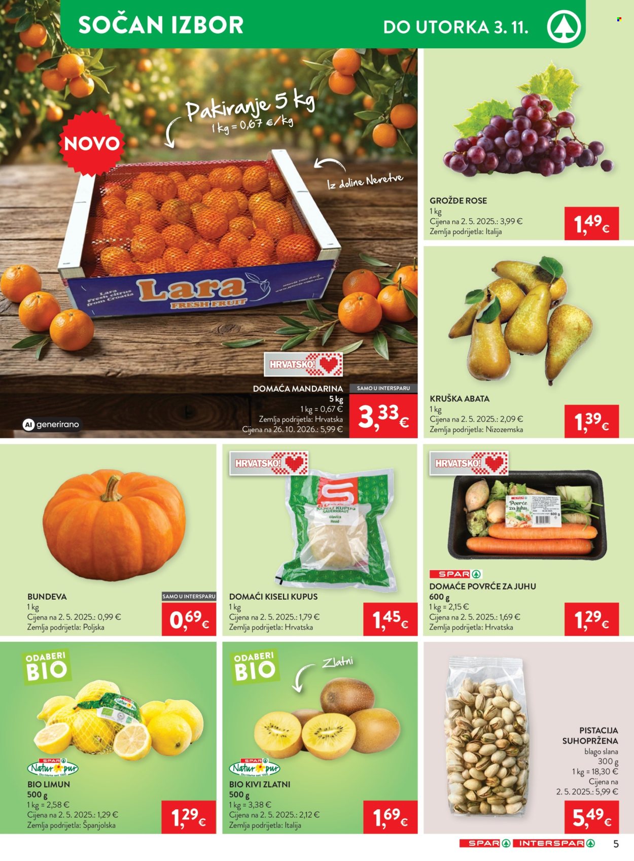 INTERSPAR katalog - 28.10.2026. - 04.11.2026. Stranica 6