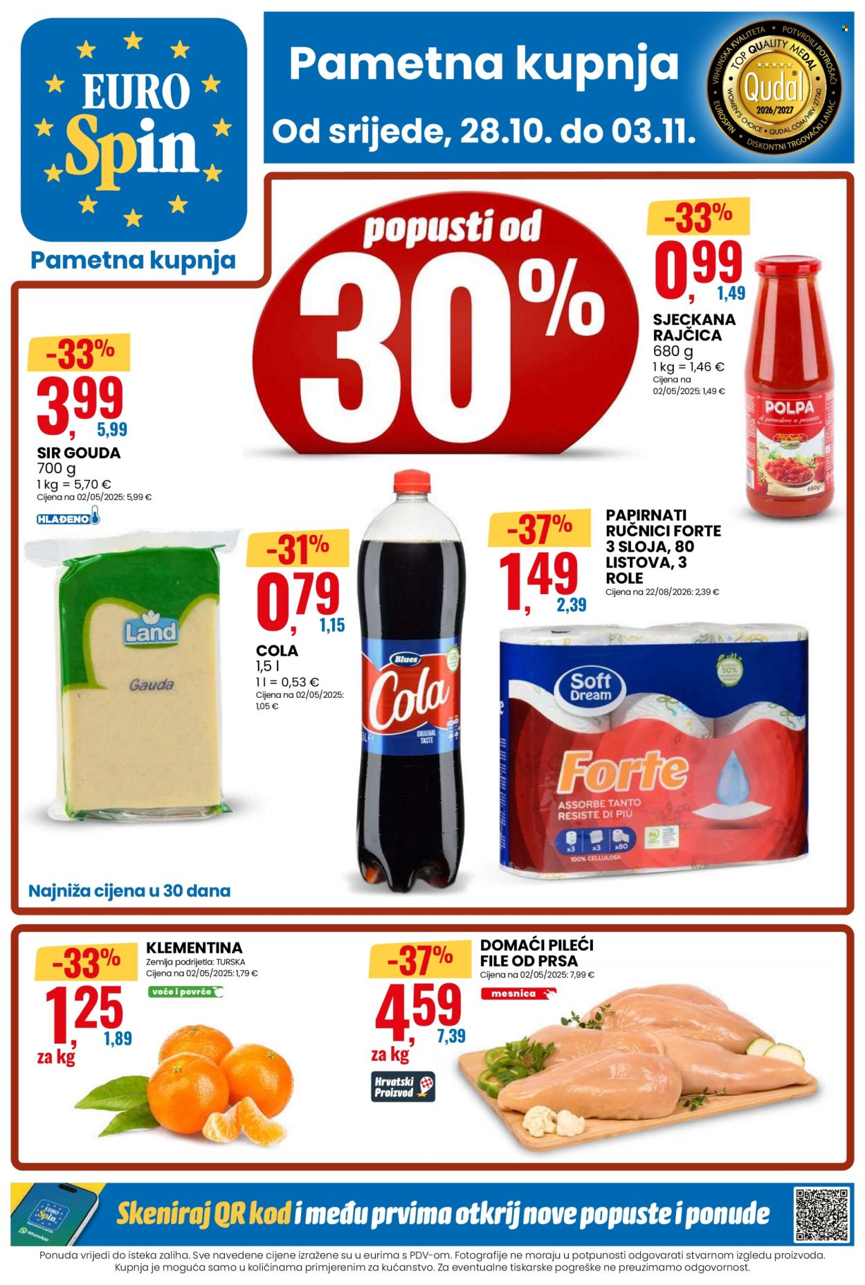 Eurospin katalog - 28.10.2026. - 03.11.2026. Stranica 1