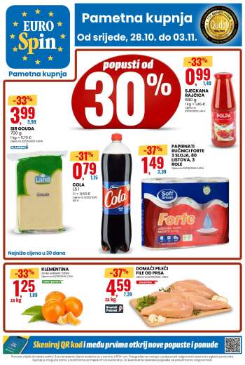 Eurospin katalog - 28.10.2026. - 03.11.2026.