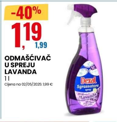 ODMAŠĆIVAČ U SPREJU LAVANDA